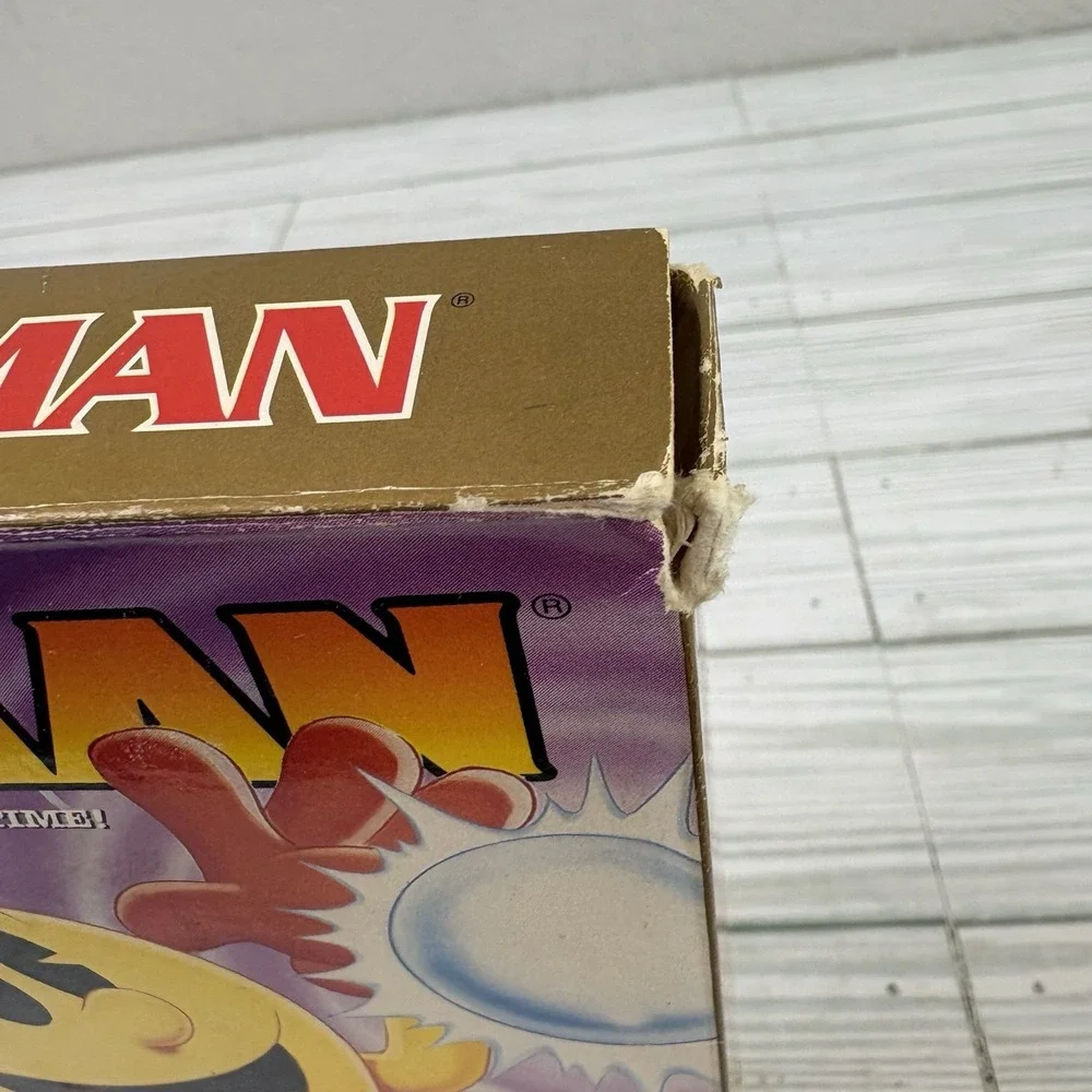 Pac-Man Tengen Black Game Cartridge for Nintendo NES Manual Included